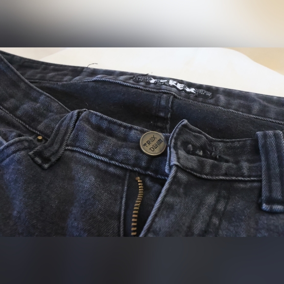 T-Rex Jeans Black Denim Cotton Pants Size 28 - Picture 7 of 13